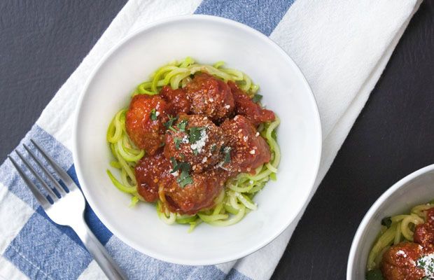 Clean Eating Meal Prep Plan: Zoodles and Meatballs